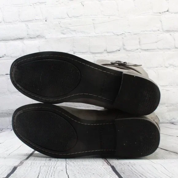 Sperry Gray Leather Ankle Boots - Picture 9 of 9